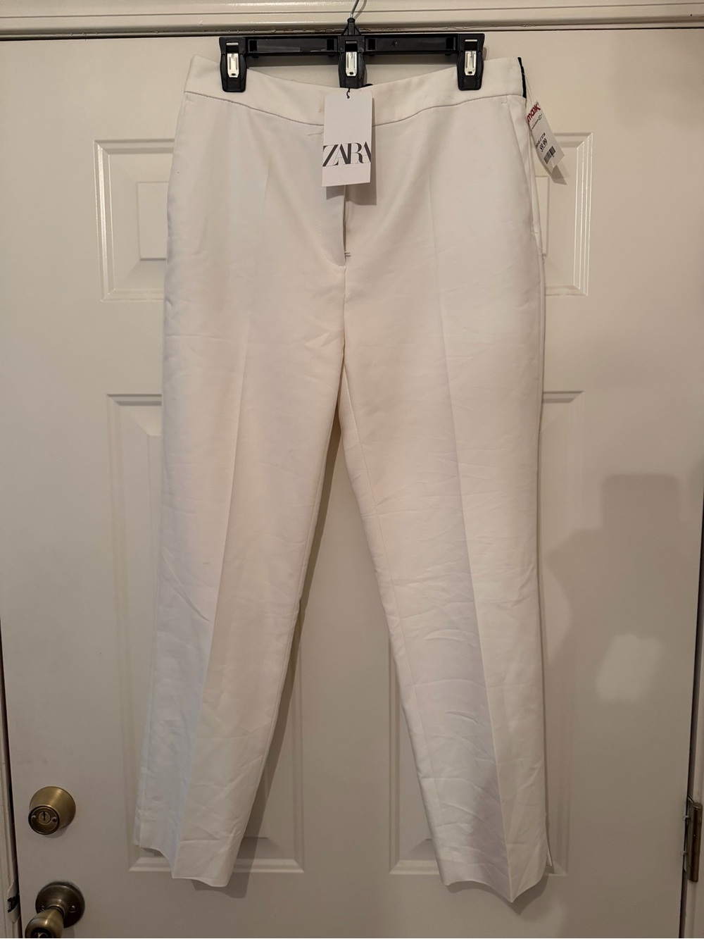 ZARA White women’s Chinos - Tailored Slim Fit